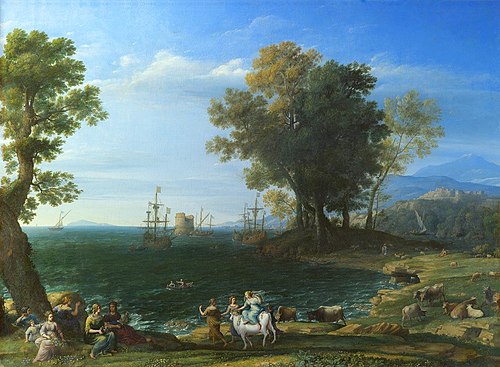 L'Enlèvement d'Europe, 1655, Claude Gellée