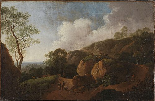 Landscape with Sunken Roads, 1760, Johann Georg Wagner