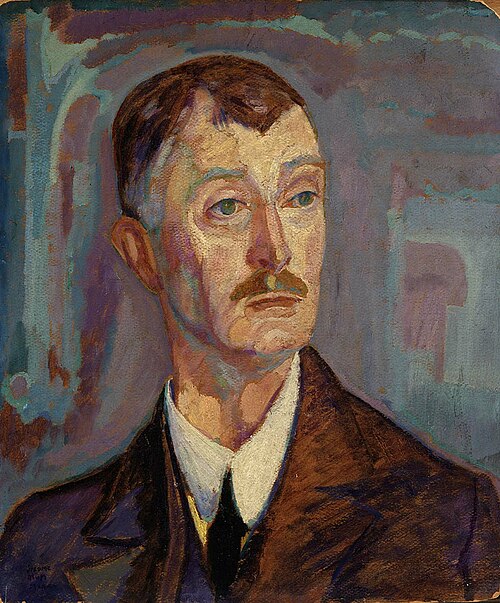 Portrait of John Masefield, 1918, Jerome Blum
