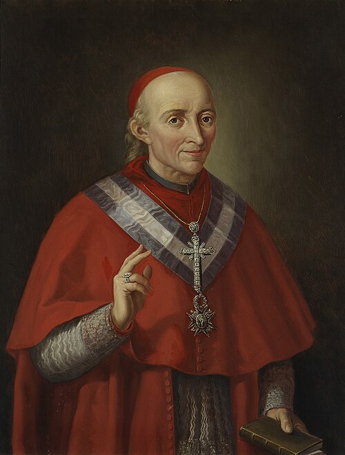 El cardenal Francisco Antonio de Lorenzana arzobispo de Toledo (copia), 1878, Matías Moreno