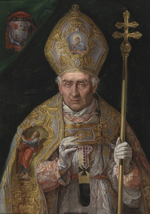 Pedro Inguanzo y Rivero arzobispo de Toledo (copia), 1877, Matías Moreno