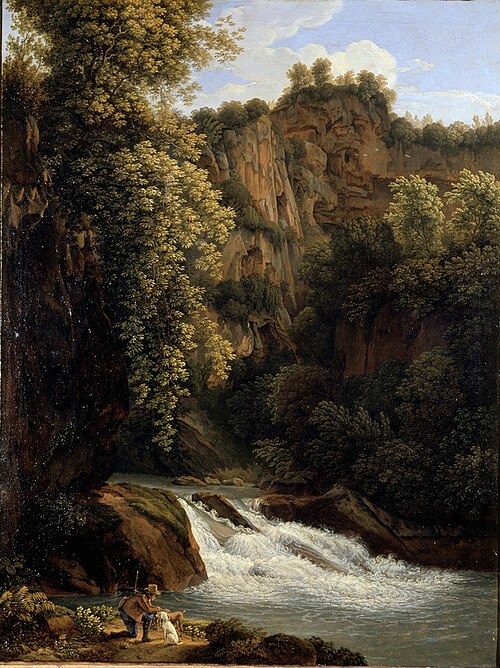 Felslandschaft mit Wasserfall, 1816, Johann Christian Reinhart