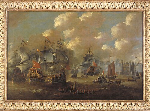 Zeeslag in de Sont, 8 november 1658, 1674, Peter van de Velde