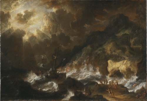 Shipwreck, 1692, Peter van de Velde
