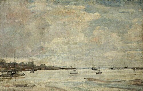 Estuary of the Thames, 1923, David Muirhead