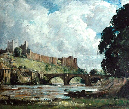 Richmond Castle, Yorkshire, 1927, David Muirhead