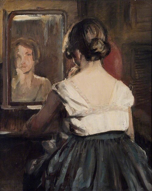 Girl at the Mirror, 1928, David Muirhead