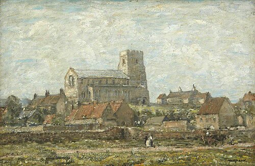 An Old Church (St Nicholas, Salthouse, Norfolk), 1920, David Muirhead
