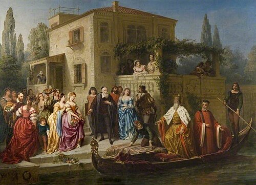 Visit of the Doge of Venice to Titian, 1870, Robert Antoine Müller
