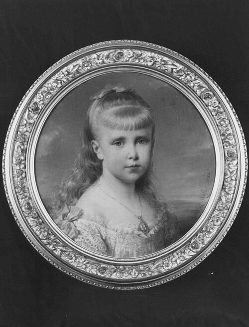 Princess Marie of Edinburgh (1875-1938), 1880, Robert Antoine Müller