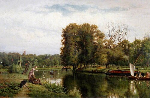 On the River Yare, Norfolk, 1883, Robert Bagge-Scott