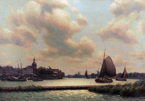 The Merwede at Dordrecht, South Holland, , Robert Bagge-Scott
