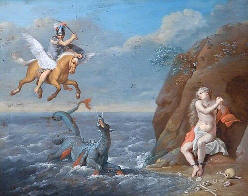 Perseus and Andromeda, 1720, Hendrick Jacob Hoet