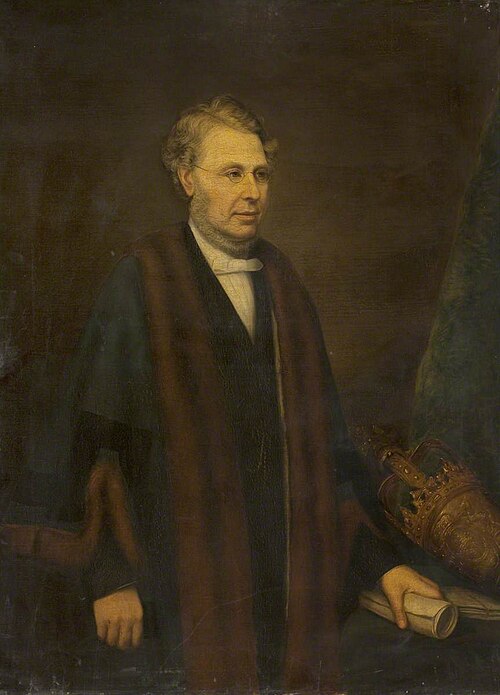 Alderman Miles Myres (c.1818–1873) Mayor of Preston (1867–1868  & 1871–1873), 1870, Robert Beattie