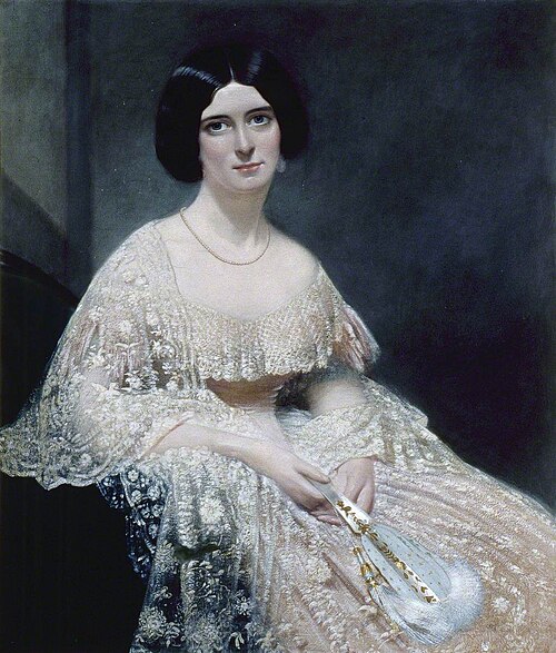 Mrs Rotton, neé Charlotte S. Barton, 1860, Abraham Wivell II