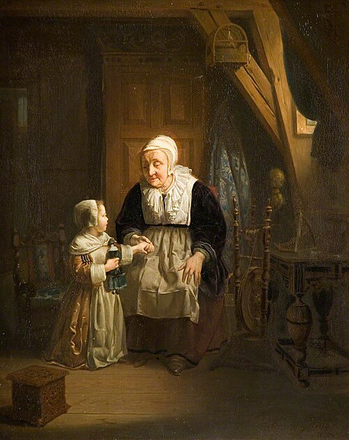 Woman and Child, 1842, Hendrik Ringeling