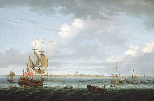 Shipping off Madras, 1780, Adam Callander
