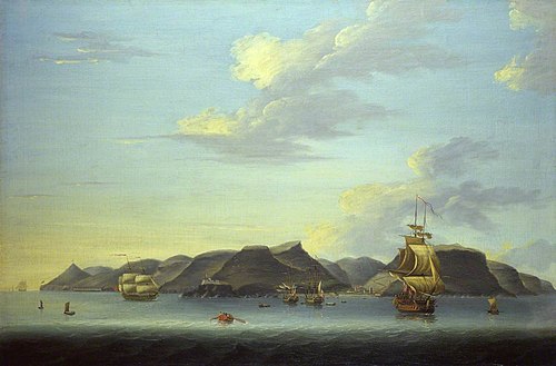 Shipping off Saint Helena, , Adam Callander