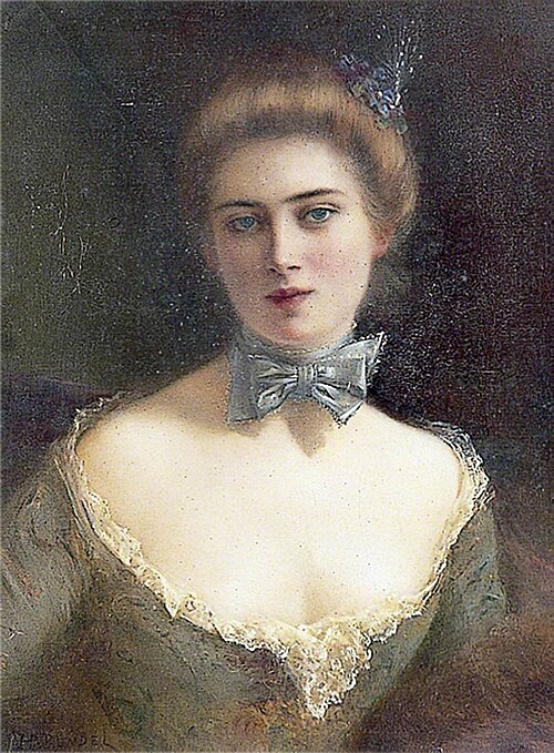 Portrait of a Young Woman, , Henri Rondel