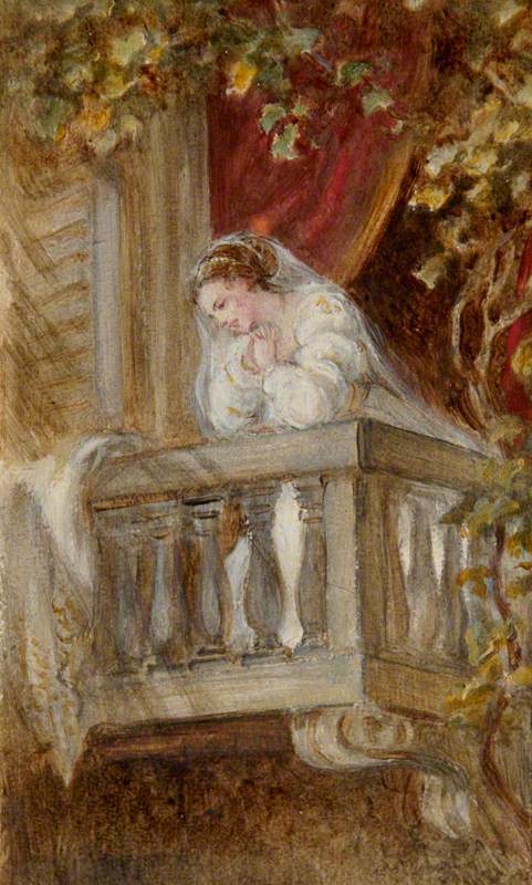 Dame Ellen Terry (1847-1928) as Juliet in William Shakespeare's 'Romeo and Juliet', 1866, Laura Wilson Barker