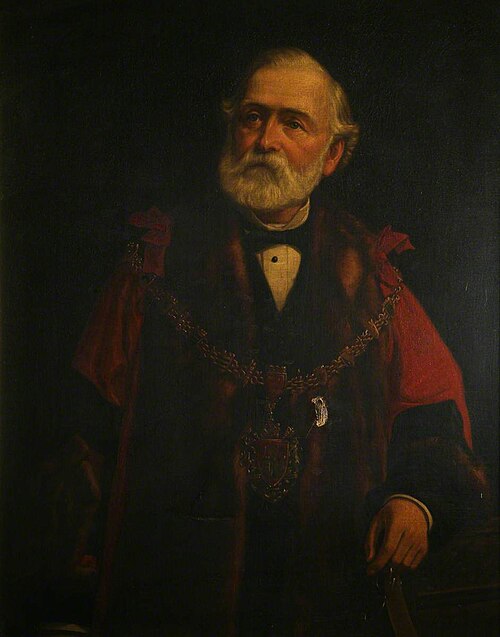 Lawrence Tulloch, JP, Mayor of Swansea, 1887, Henry Alfred Chapman