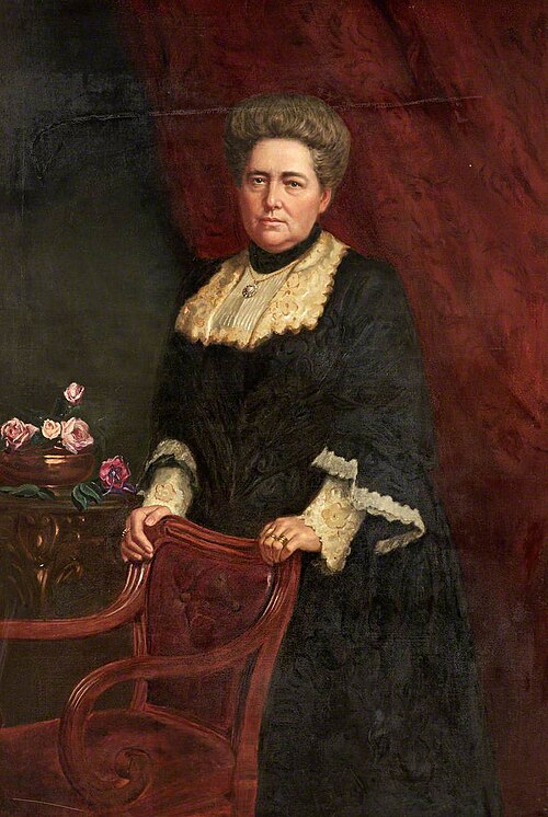 Anne-Maria Dyer, Wife of John Dyer, Swansea Corn Merchant and Great Benefactor of Swansea General Ho, 1905, Henry Alfred Chapman
