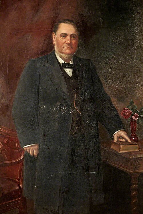 John Dyer, Swansea Corn Merchant and Great Benefactor of Swansea General Hospital, 1905, Henry Alfred Chapman
