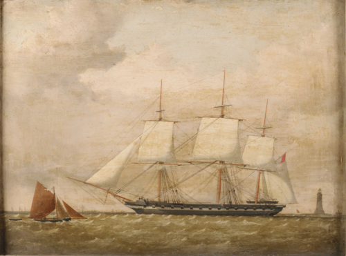 A frigate, 1852, Henry Andrews Luscombe
