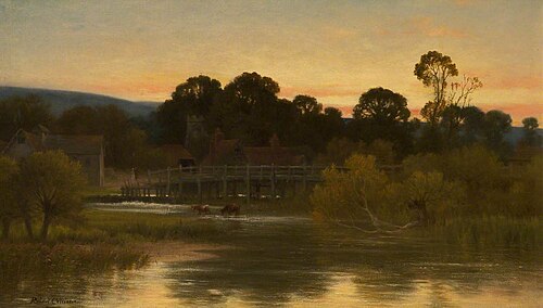 River Scene, Evening, , Robert Collinson