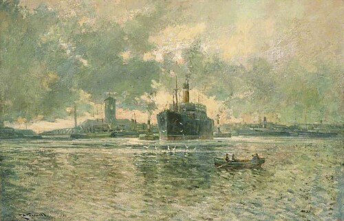 On the Clyde, 1921, Robert D. Pasquoll