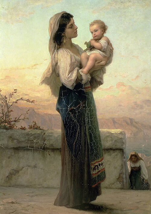 Madonna and Child, 1867, Adolphe Jourdan