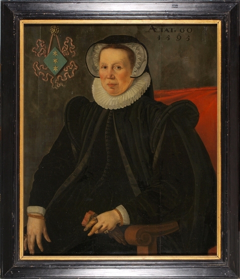 Portret van Gaets van Grovestins, 1595, Adriaen van der Linde