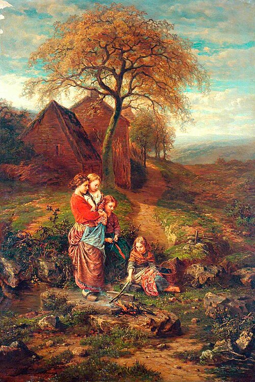 Autumn in the Ardennes, 1857, Henry Campotosto