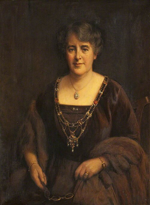 Mrs Briggs, Mayoress, 1919, Robert Edward Morrison