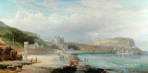 Scarborough South Bay, 1880, Robert Ernest Roe