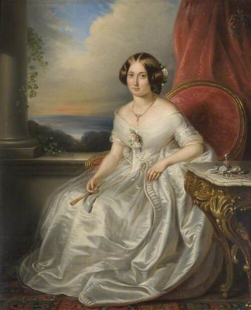 Portrait of a Lady, 1846, Adrien Wulffaert