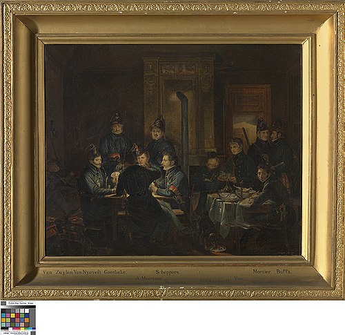 Bijeenkomst van de Vrije Jagers te Brugge, 1831, Adrianus Wulffaert