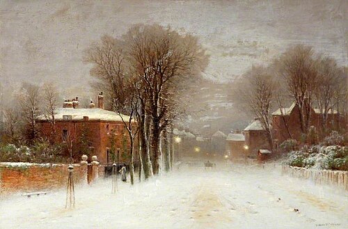 Winter Scene, Hampstead Heath, London, , Robert Finlay McIntyre
