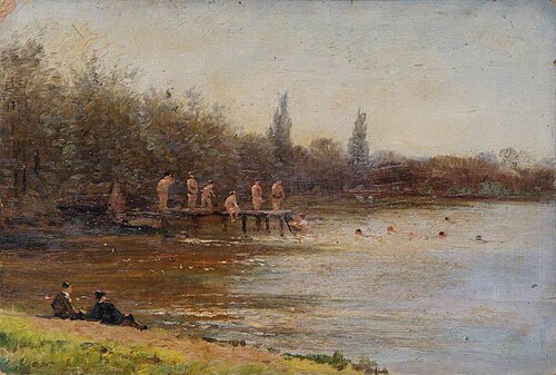 Bathing Pond, Hampstead Heath, , Robert Finlay McIntyre