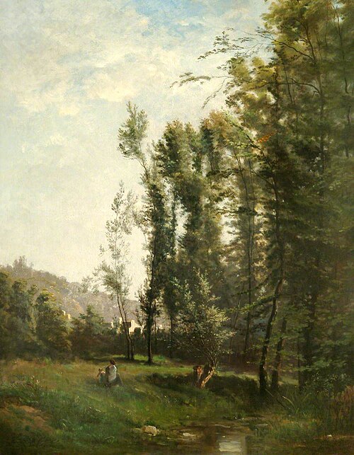Landscape, 1867, Adrien-Louis Lecocq