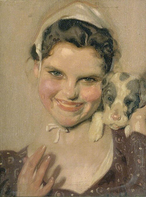Study for 'His First Offence', , Leandro Ramón Garrido