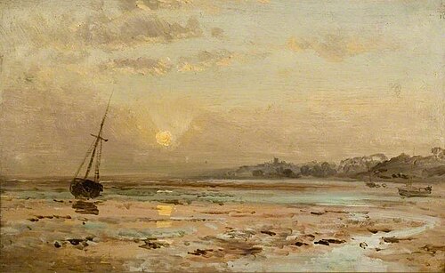 Leigh from Southend Pier, 1888, Robert Gallon