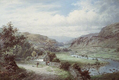 On the Llugwy near Capel Curig, 1860, Robert Gallon