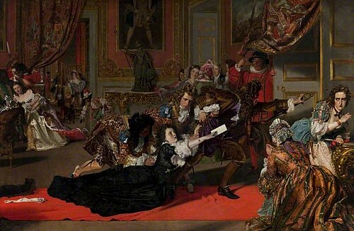 The Countess of Nithsdale Petitioning George I on Behalf of Her Husband, 1854, Robert Hannah