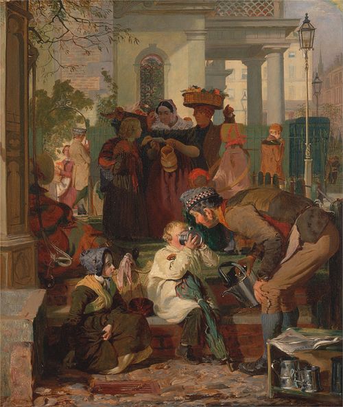 Refreshing the Weary, 1847, Robert Hannah