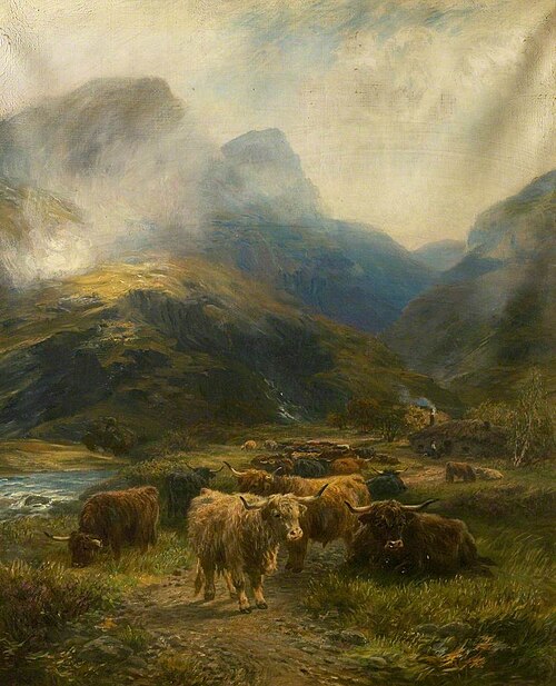 Drovers' Rest in the Highlands, , Henry Garland