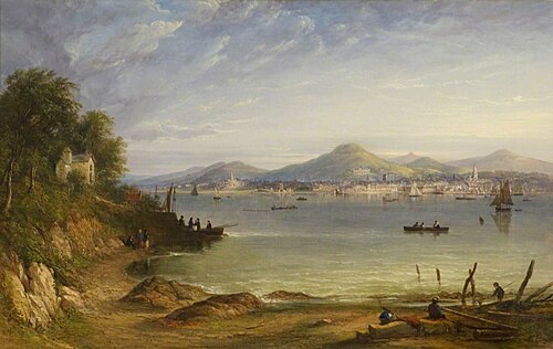 Dundee from Newport, 1853, , Henry Gibson Duguid