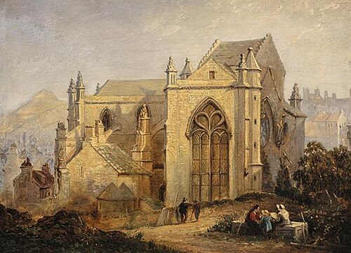 Old Trinity Church, Edinburgh, 1848, Henry Gibson Duguid