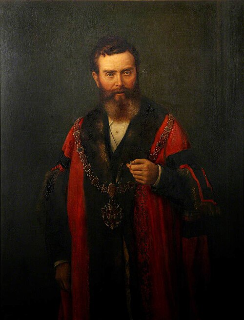 James Rodgers, JP, Mayor of Swansea (1878), 1878, Agnes Vye Parminter