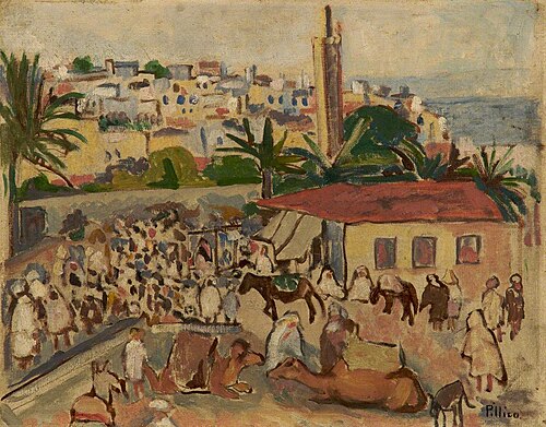 Arabs and Camels, 1915, Lena Pillico